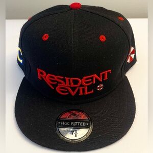 Resident Evil Black Fitted Cap Size 7 5/8
